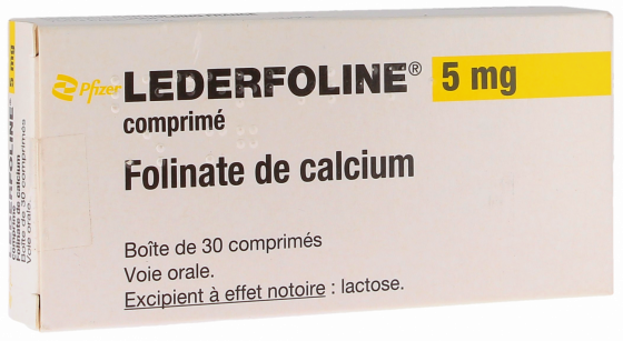 Lederfoline 5mg comprimé - boîte de 30 comprimés