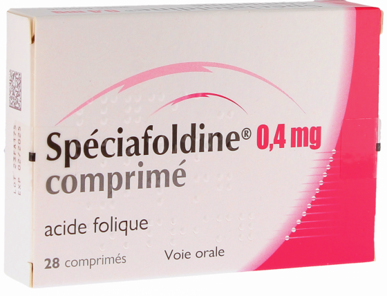 Spéciafoldine 0,4mg - 28 comprimés