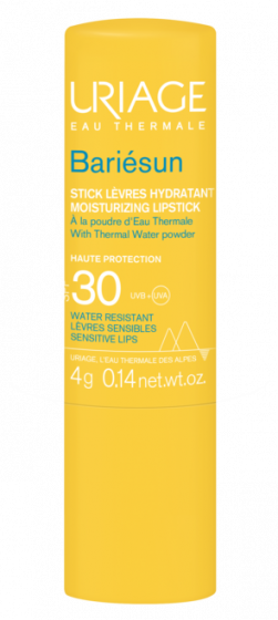 Bariésun Stick à lèvres solaire SPF 30 haute protection Uriage - stick de 4 g