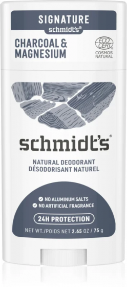 Déodorant naturel charbon magnésium Schmidt's - stick de 75 g