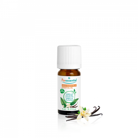 Huile essentielle de vanille extrait CO₂ bio Puressentiel - flacon de 5ml