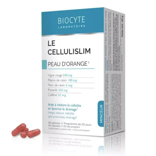 Le cellulislim Biocyte - boite de 60 gélules