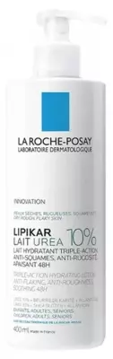 Lipikar Lait Urea 10% hydratant La Roche-Posay - flacon-pompe de 400ml