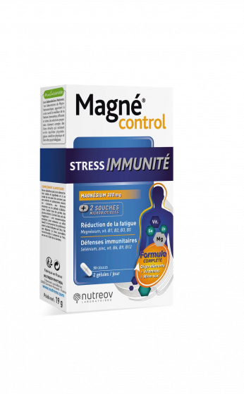Magné Control stress immunité Nutreov - boîte de 30 gélules