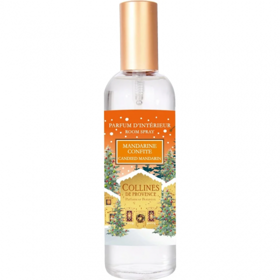 Parfum d'intérieur Mandarine confite Collines de Provence - spray de 100ml