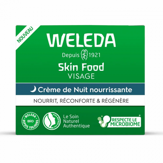 Skin Food Crème de nuit nourrissante Weleda - pot de 40ml