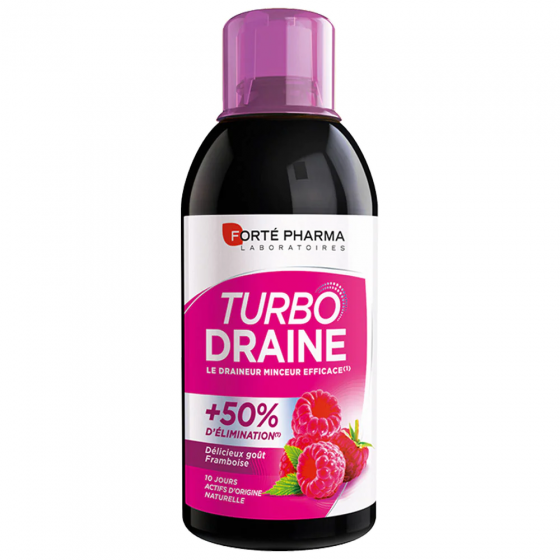 Turbodraine goût framboise Forté Pharma - flacon de 500 ml