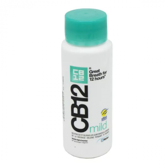 CB12 Mild bain de bouche menthe légère - flacon de 250 ml