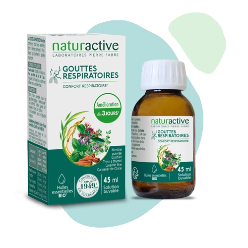 Gouttes respiratoires Naturactive - flacon de 45 ml