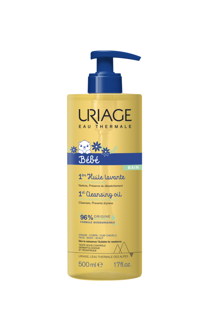 1ère huile lavante Uriage - flacon-pompe de 500 ml