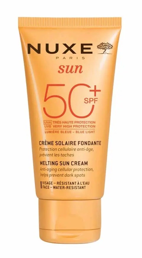 Crème solaire visage fondante SPF50 Nuxe Sun - tube de 50ml