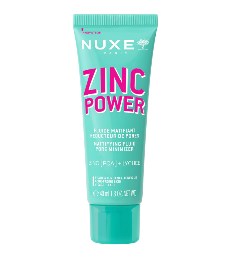 Zinc Power fluide matifiant réducteur de pores Nuxe - tube de 40ml