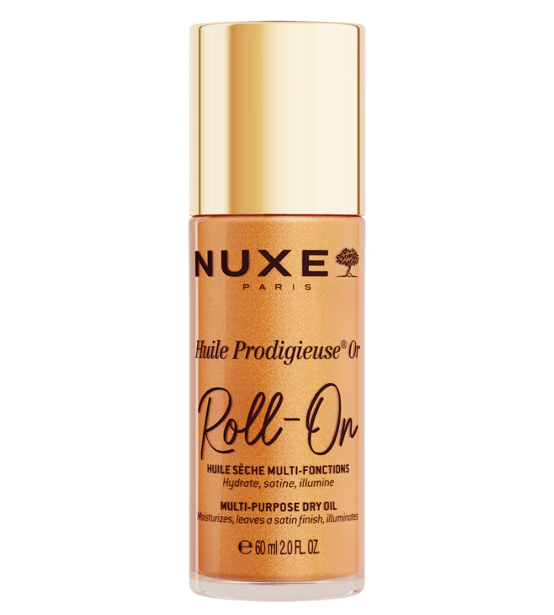 Huile prodigieuse or roll-on huile sèche multi-fonctions Nuxe - roll-on de 60 ml