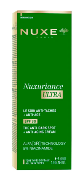 Nuxuriance Ultra crème anti-tâches et anti-âge SPF30 Nuxe - tube de 50ml