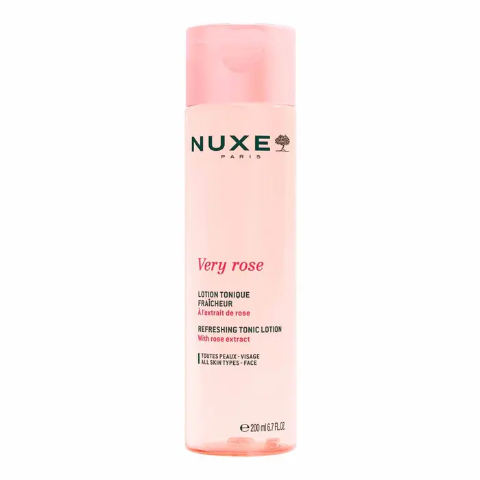 Very Rose lotion tonique fra&icirc;cheur Nuxe - flacon de 200ml