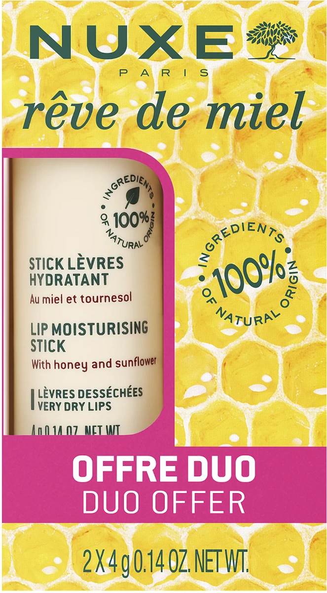 Rêve de miel stick lèvres hydratant Nuxe