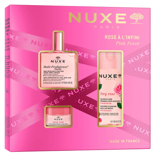 Coffret rose &agrave; l'infini Nuxe - coffret de 3 produits 