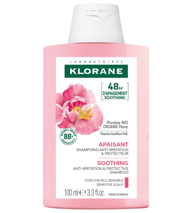 Shampoing anti-irritation & protecteur pivoine bio Klorane - flacon de 100ml