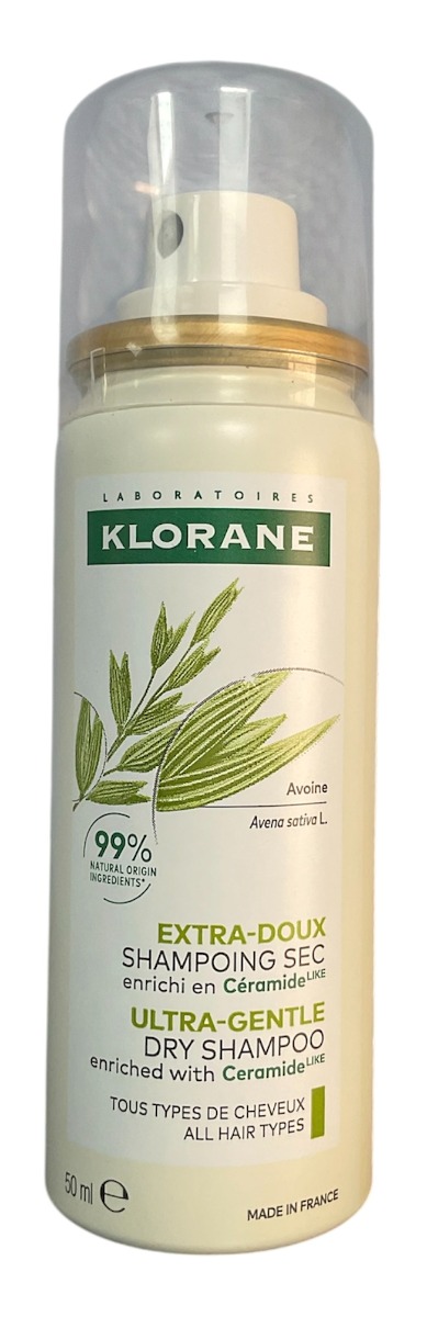 Shampoing sec extra-doux Klorane - spray de 50ml