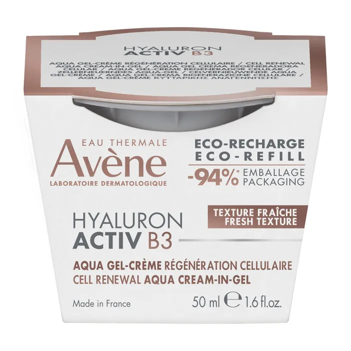 Hyaluron Activ B3 aqua gel-crème régénération cellulaire Avène - recharge de 50ml