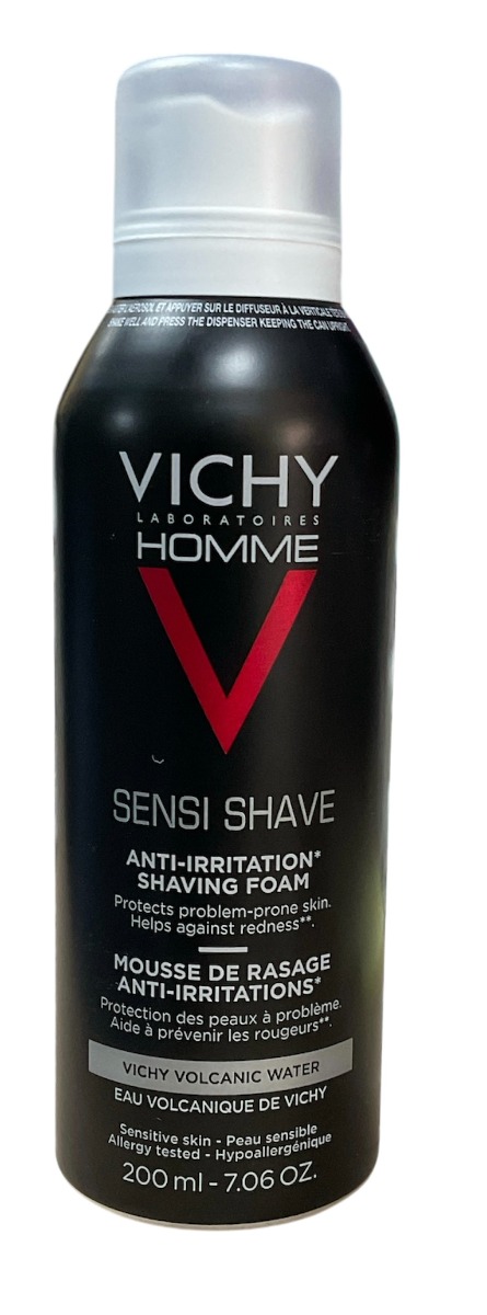 Mousse à raser anti-irritations Vichy homme - flacon de 200ml