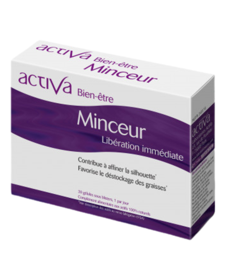 Bien-être minceur libération immédiate Activa - boîte de 30 gélules