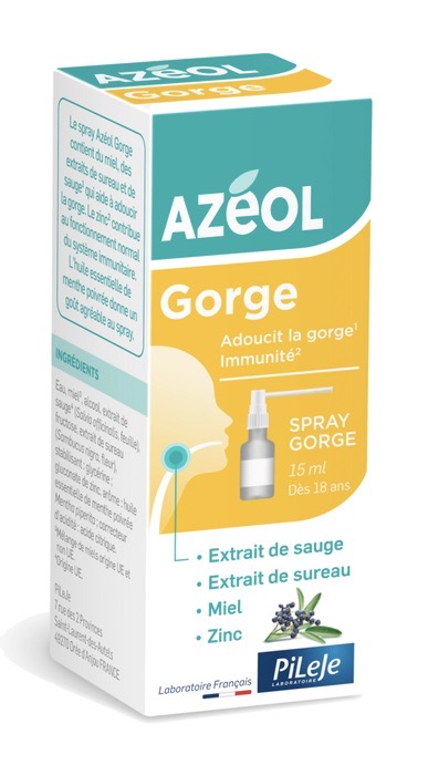 Azéol spray gorge Pileje - spray de 15ml