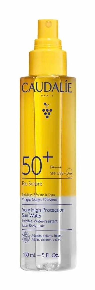 Eau solaire très haute protection SPF50+ Caudalie - spray de 150ml