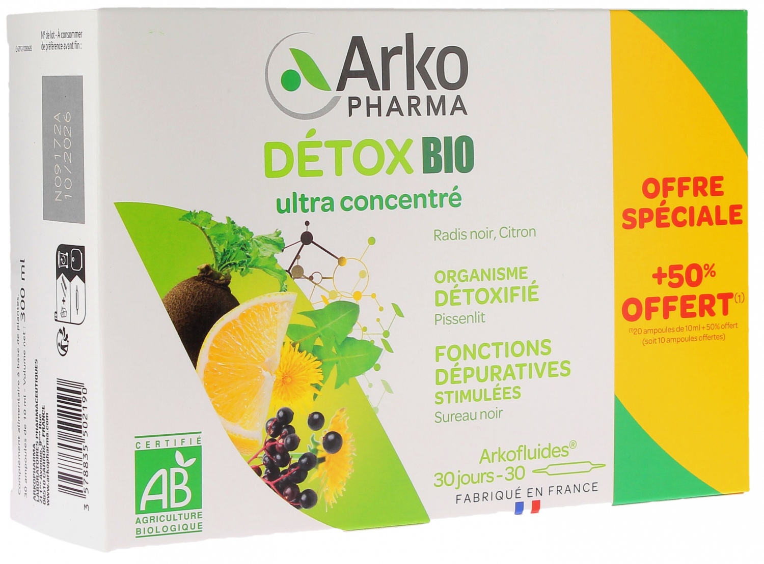 Arkofluides Détox bio Arkopharma