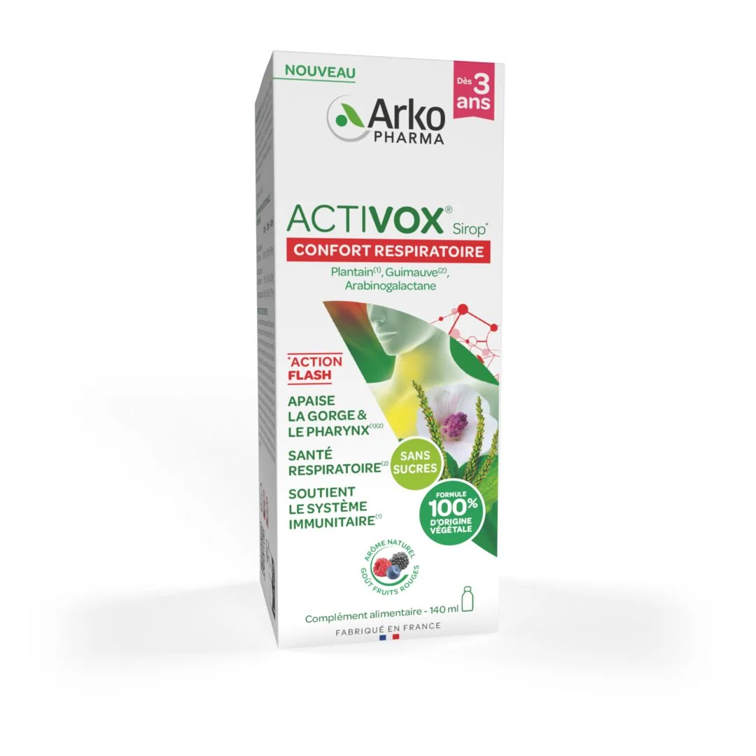 Activox confort respiratoire Arkopharma - flacon de 140ml