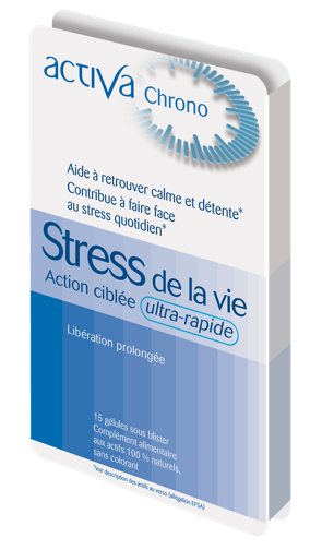Stress de la vie action ciblée ultra rapide Activa Chrono – 15 gélules