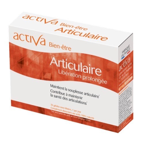 Bien être articulaire libération prolongée activa - boite de 30 gélules