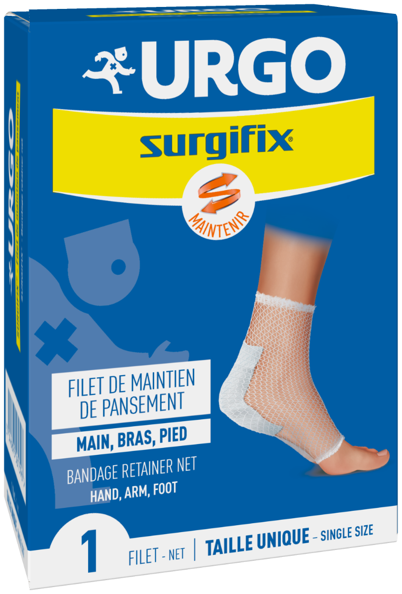Surgifix Filet de maintien de pansement main bras pied Urgo - 1 filet