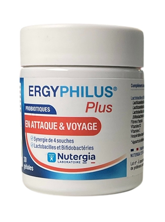 Ergyphilus Plus Nutergia probiotiques – 30 gélules