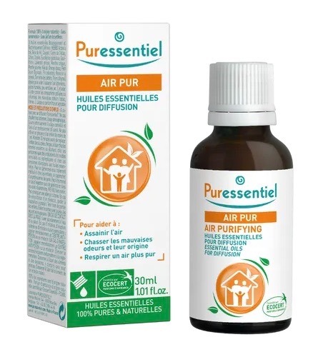 Air Pur huiles essentielles pour diffusion Puressentiel - flacon de 30ml