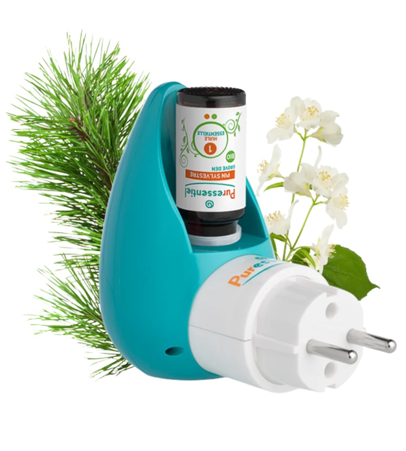 Anti-pique diffuseur ultrasonique prise clip & diffuse Puressentiel