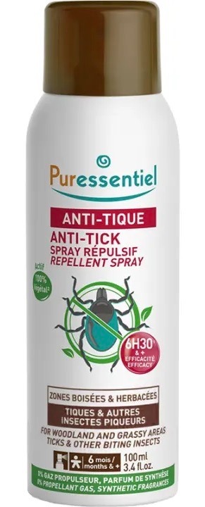 Anti-tique spray répulsif Puressentiel - spray de 100ml
