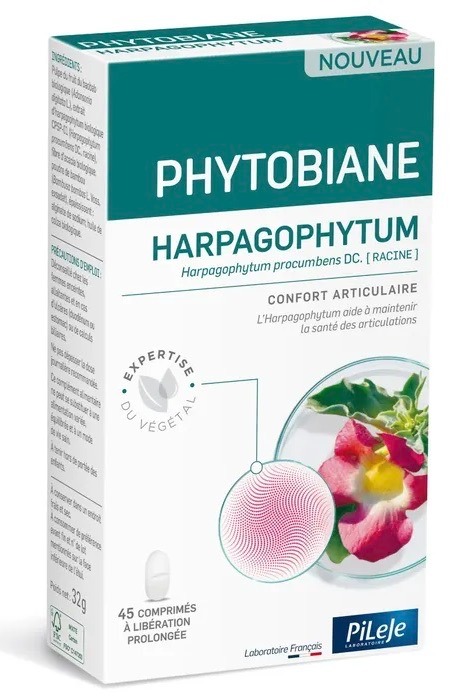 Phytobiane Harpagophytum Pileje - boite de 45 comprimés