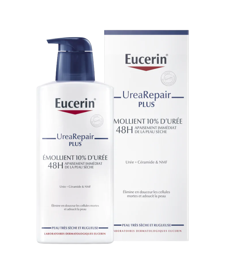 Complete repair émollient réparateur peau sèche riche 10% urée Eucerin - flacon de 400 ml