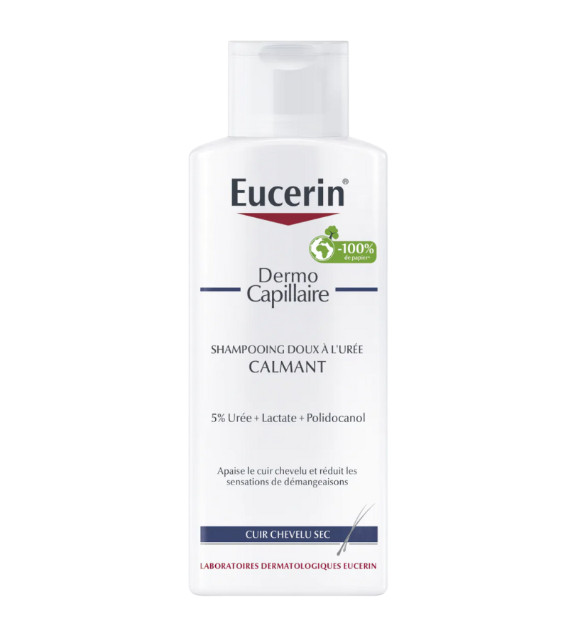 DermoCapillaire Shampoing urée calmant Eucerin - tube de 250 ml