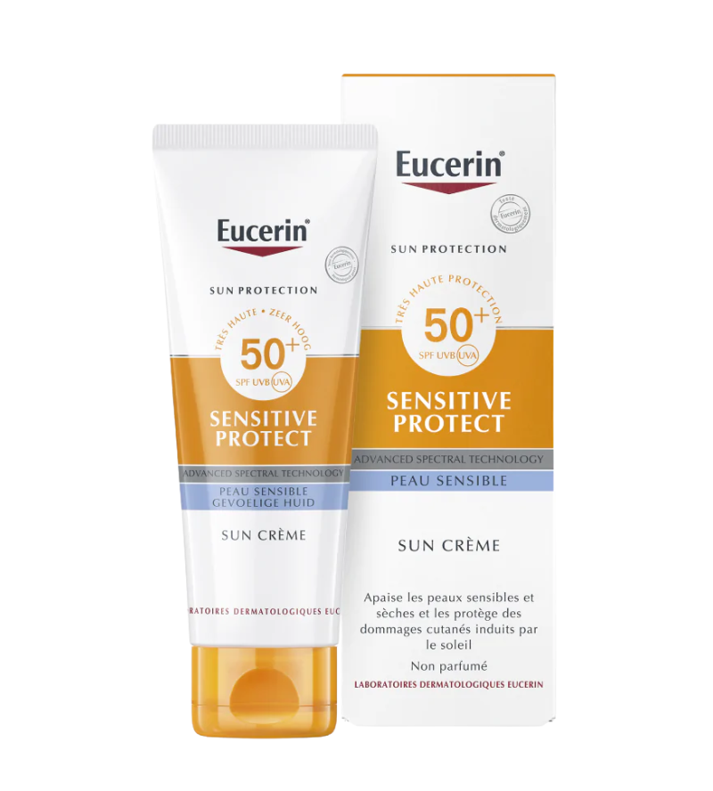 Crème solaire visage SPF 50+ Eucerin Sun - tube de 50 ml