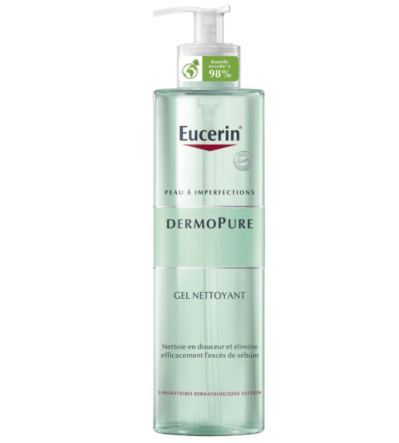 Dermopure Gel nettoyant Eucerin - flacon de 400 ml