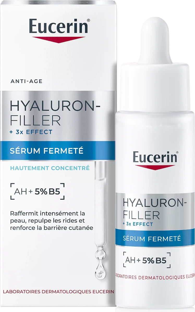 Hyaluron-filler + 3x Effect sérum fermeté Eucerin - flacon-pipette de 30ml