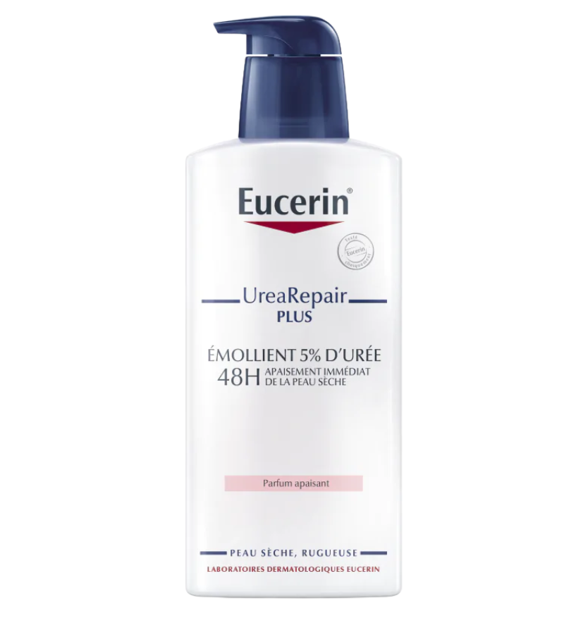 UreaRepair PLUS Émollient 5% d'urée parfum apaisant Eucerin - flacon de 400 ml
