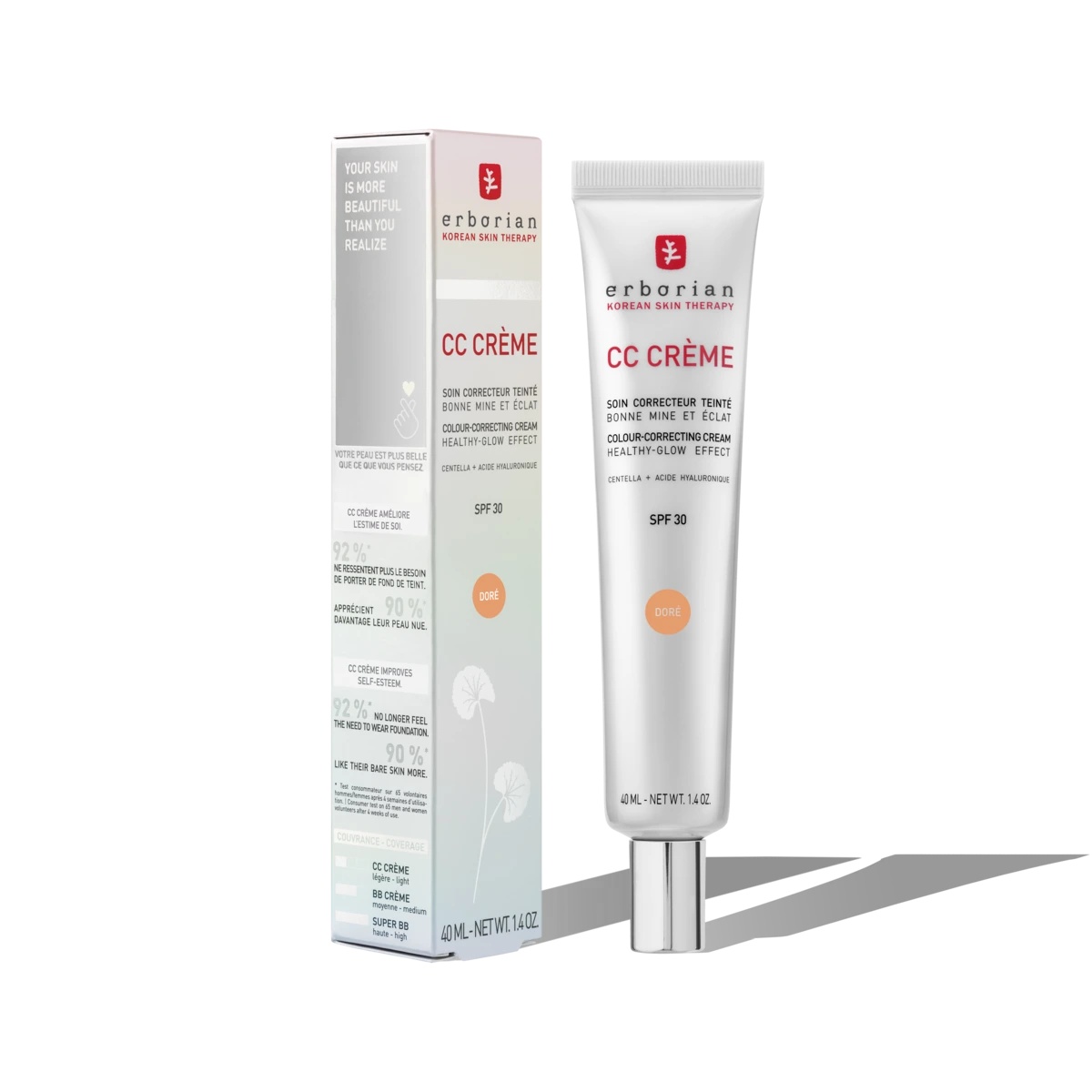 CC crème à la Centella Asiatica teinte Doré SPF30 Erborian