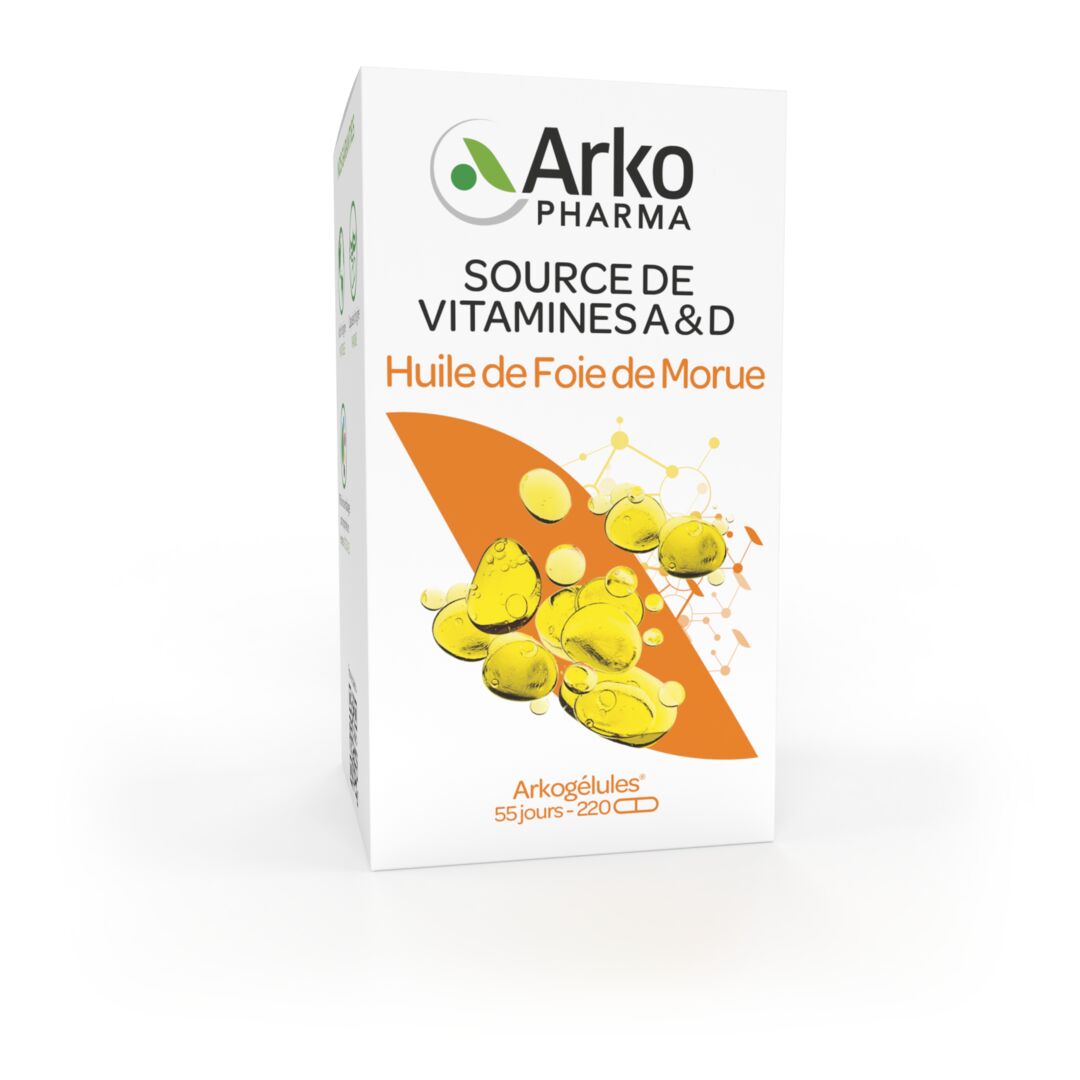 Arkogélules huile de foie de morue Arkopharma