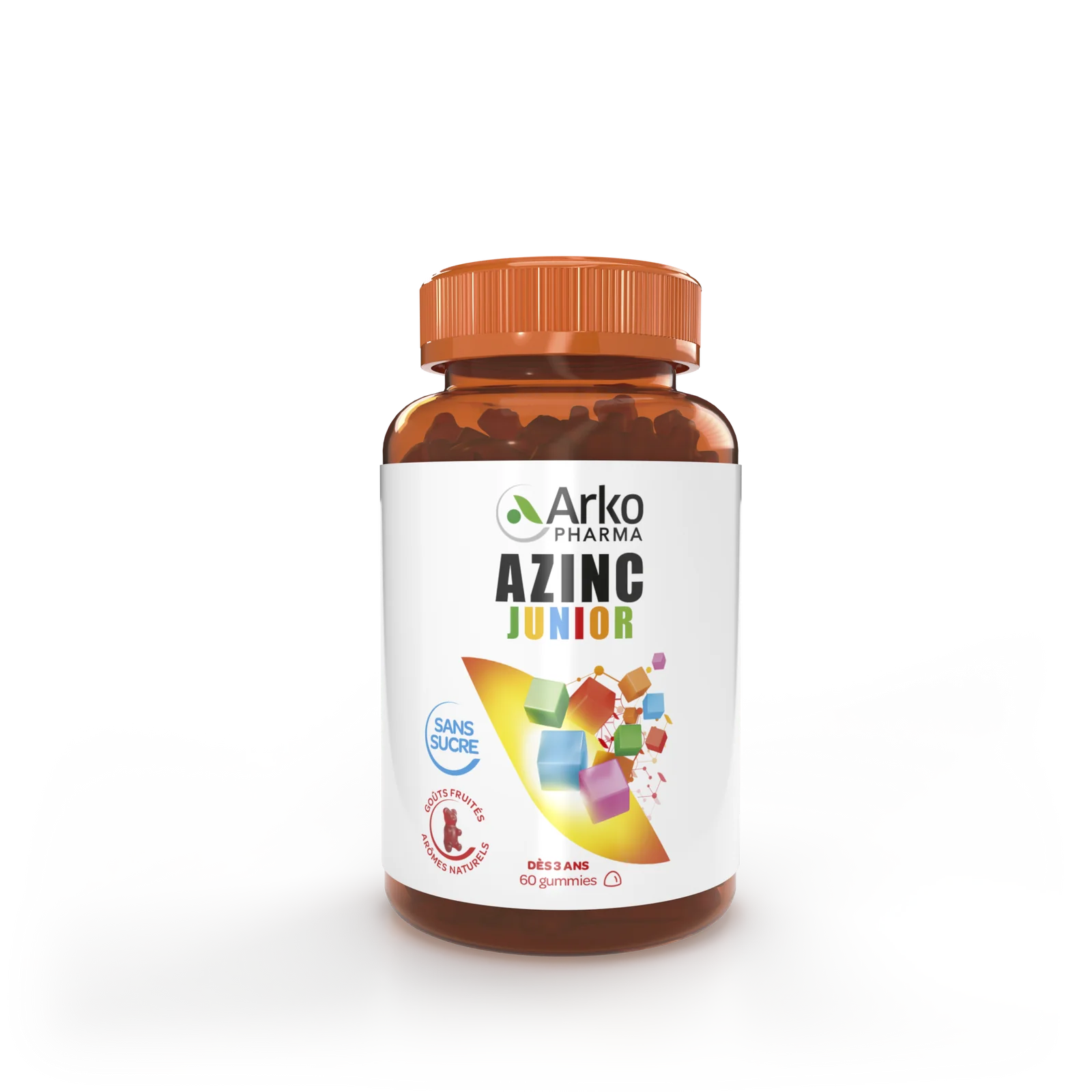 Azinc Junior gummies Arkopharma - pot de 60 gommes