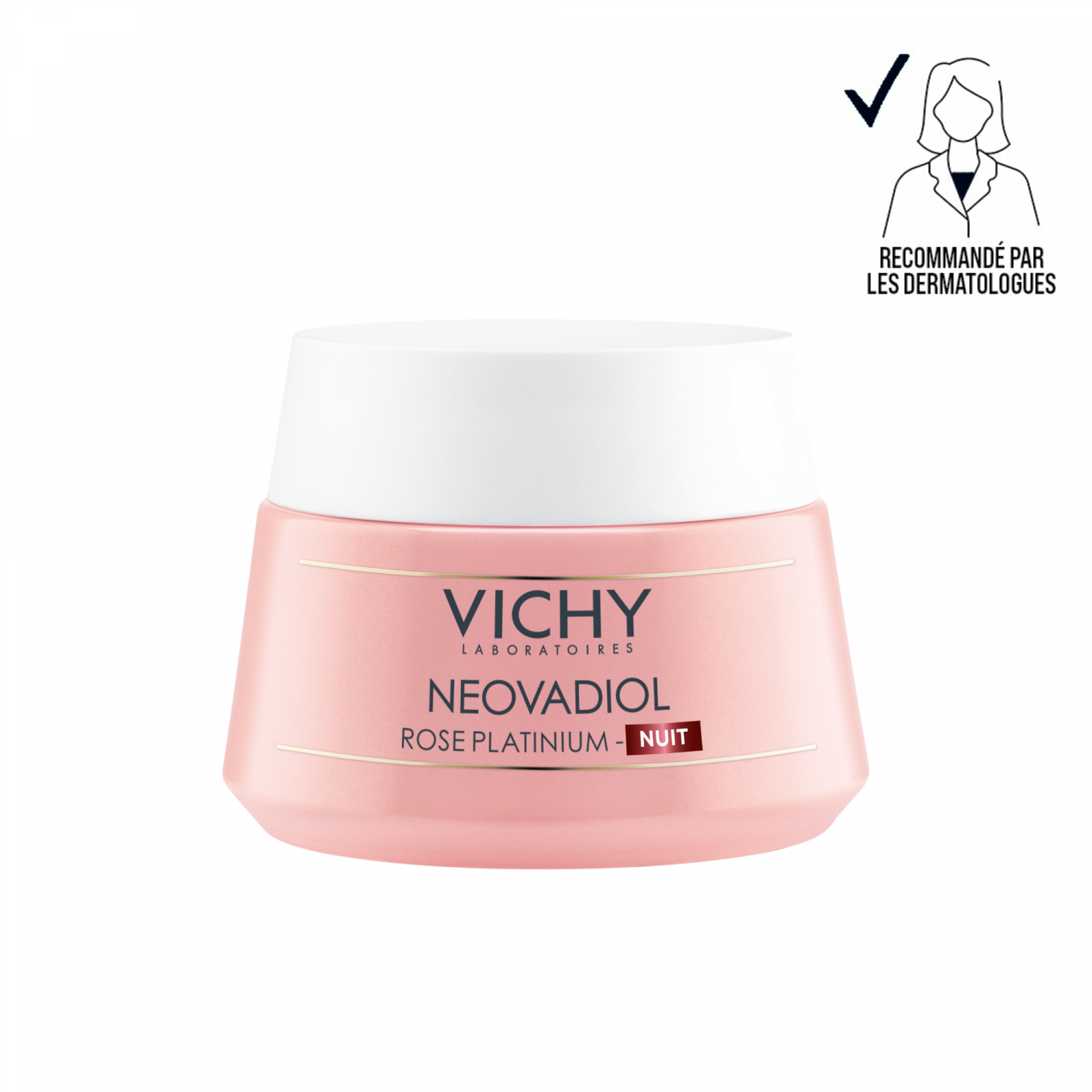 Cr&egrave;me de Nuit Neovadiol Rose Platinium peaux matures Vichy - Flacon de 50 ml