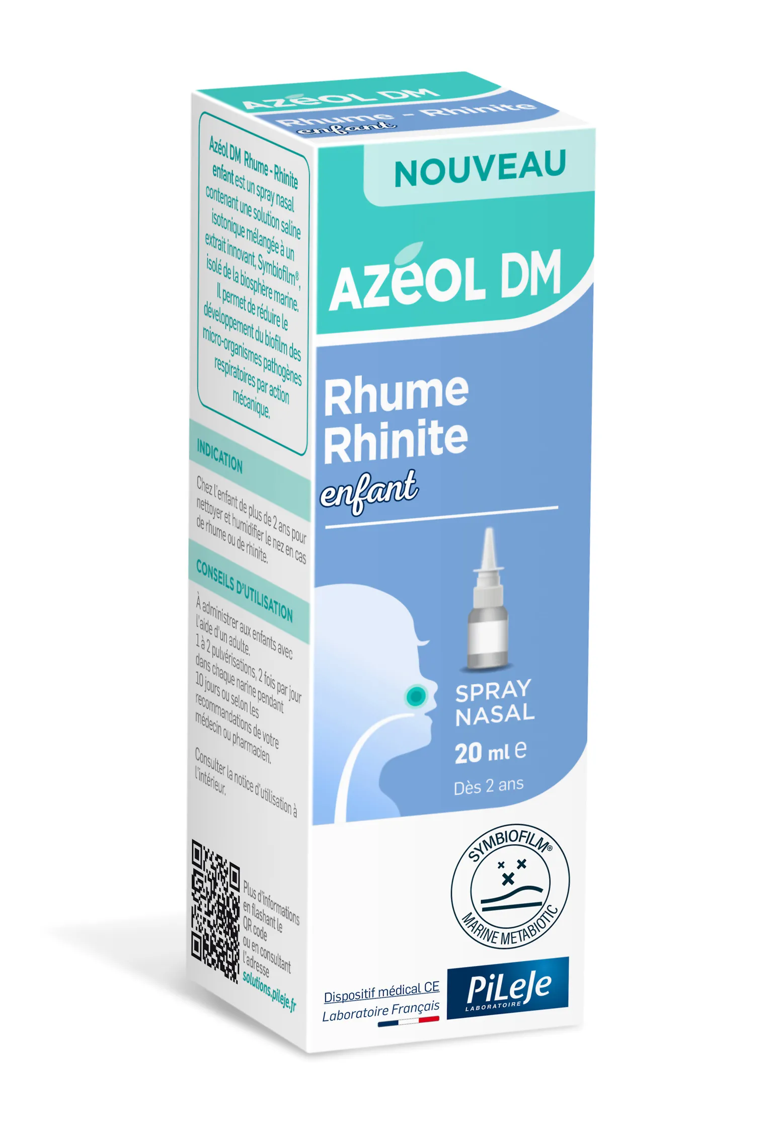 Azéol DM enfant spray nasal rhinite rhinosinusite Pileje - flacon de 20ml