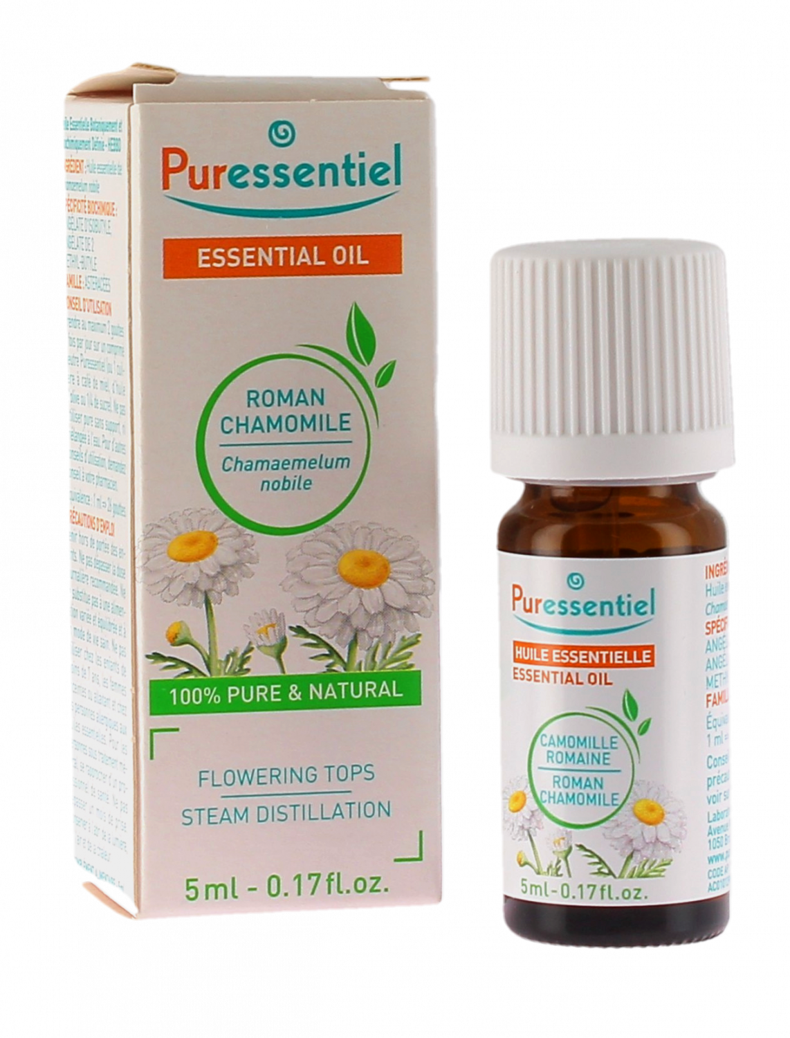 Huile essentielle Camomille romaine Puressentiel - flacon de 5 ml
